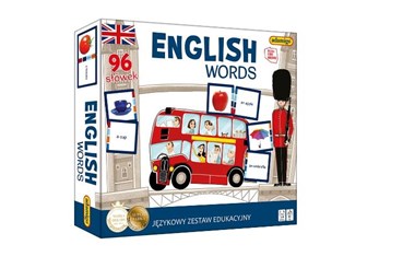 English words - językowe karty edukacyjne