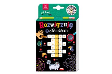 KSIĄŻ. Rozwiązuję z ołówkiem. Łamigłówki z lemurem