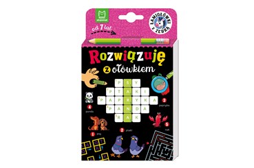 KSIĄŻ. Rozwiązuję z ołówkiem. Łamigłówki z zebrą