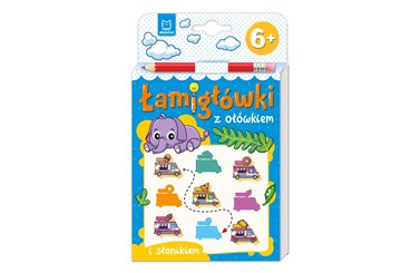KSIĄŻ. Łamigłówki z ołówkiem i słonikiem. Od 6 lat