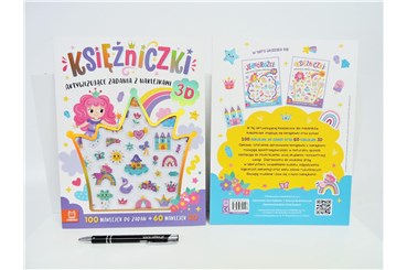 KSIĄŻ. KSIĘŻNICZKI - zadania z naklej. 3D