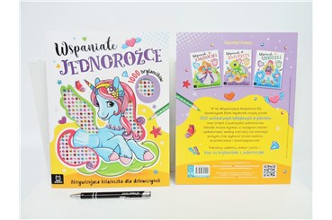 KSIĄŻ. WSPANIAŁE JEDNOROŻCE, dla dziewczynek