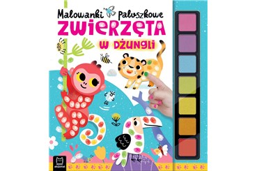 KSIĄŻ. Malow. Paluszk. Zwierz. w Dżungli