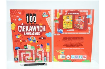 KSIĄŻ. 100 ciekawych łamigłówek od 6 lat