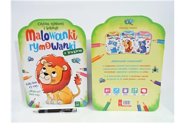 KSIĄŻ. Malowanki rymowanki z lewkiem. Czytam sylab