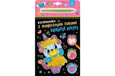 Kolorowanka z magicznymi foliami. Słodkie kotki