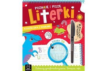 KSIĄŻ. Poznaję i piszę literki Książeczka z rowkam