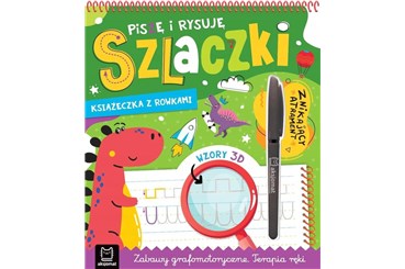 KSIĄŻ. Piszę i rysuję szlaczki Książeczka z rowkam