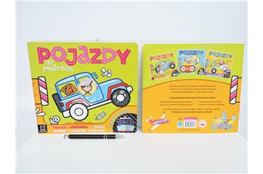 KSIĄŻ. POJAZDY W PODRÓŻY - kolorowanka