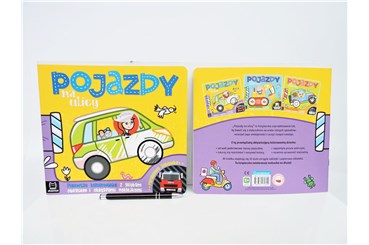 KSIĄŻ. POJAZDY NA ULICY - pierwsza kolorowanka