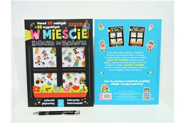 KSIĄŻ. W MIEŚCIE, zadania do wyklejania