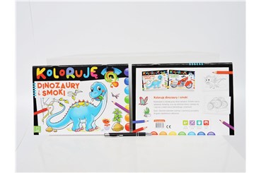 KSIĄŻ. Kolorowe szlaczki z pisakiem, 4+