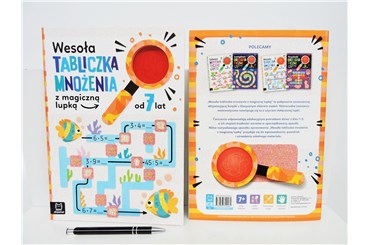 KSIĄŻ. Wesoła tabliczka mnożenia z magiczną lupką