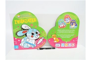 KSIĄŻ. ZWIERZĄTKA - pierwsza kolor. z króliczkiem