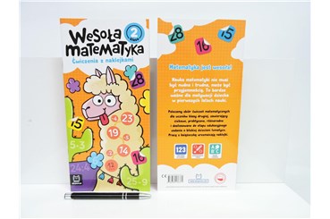 KSIĄŻ. Wesoł matematyka - ćwiczenia z naklej. 2