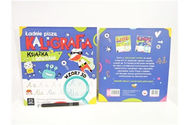 KSIĄŻ. KALIGRAFIA, ładnie piszę, rowki, 3D
