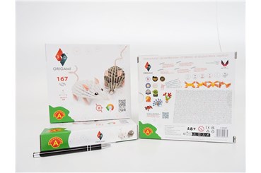 Origami 3D – Myszki, 168 el, zest. kreatywny,