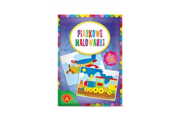 PIASKOWE MALOWANKI POCIĄG, SAMOLOT