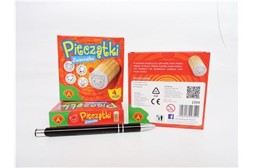 *GRA Pieczątki ZWIERZĘTA, wersja kieszonkowa,5+
