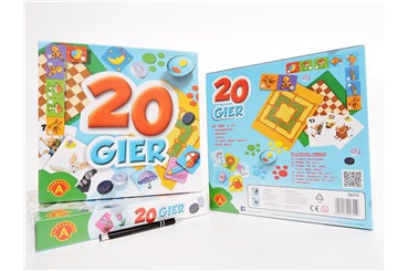 GRA 20 GIER, rodzinna, zręcznościowa, 5+