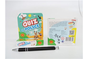 GRA QUIZ O POLSCE, kieszonkowa, edu.