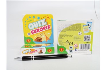 GRA QUIZ O EUROPIE, kieszonkowa, edu.