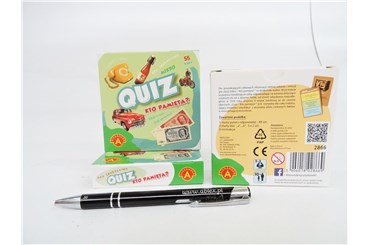 GRA QUIZ KTO PAMIĘTA, kieszonkowa, edu.