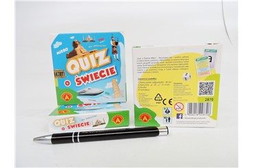 GRA QUIZ O ŚWIECIE, kieszonkowa, edu.