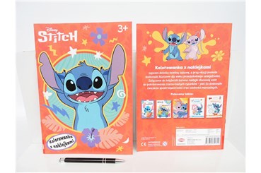 KSIĄŻ. DISNEY STITCH. Kolorowanka z naklejkami