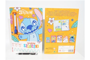 KSIĄŻ. DISNEY STITCH, rysujemy szlaczki