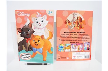 KSIĄŻ. DISNEY CLASSIC, kolorowanka z naklejkami