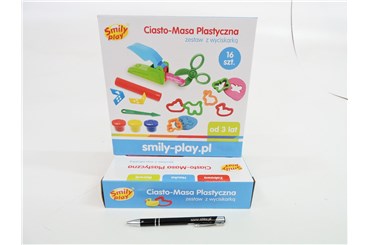 SMILY CIASTO-MASA, z wyciskarką,        kart.