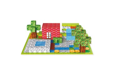 *KLOCKI MAGNETYCZNE 100 el., bloki,       kart.