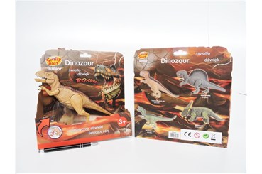 *SMILY DINOZAUR, t-rex, św/dźw., 25 cm, 3+