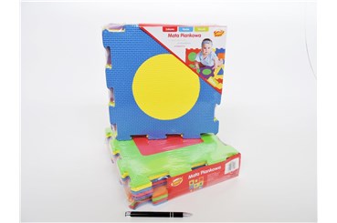 *MATA piankowa PUZZLE,18 el. kształty, 30x30cm,