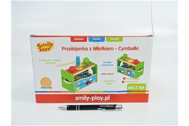 SMILY PRZEBIJANKA Z MŁOTKIEM - cymbałki, drew.