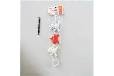 ZAWIESZKA past. do wózka, miś, zając,         fol.