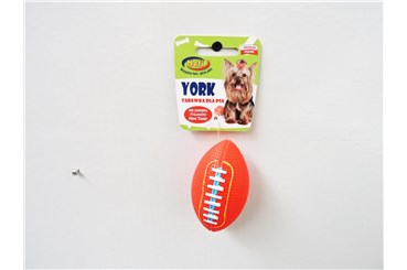 *PIŁA rugby dla Yorka, 7,6 cm,  gumowa,