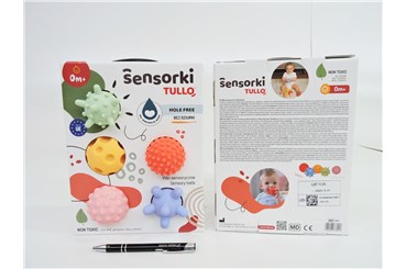 PIŁKI sensor, 5 szt., bez dziurki, pastelowe