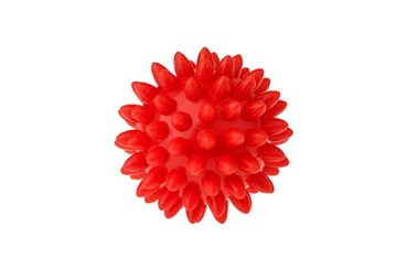 FIZJO Spiky Massage piłka rehabilitacyjna, czer.