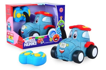 Traktor dla malucha nieb. zdalnie sterowany