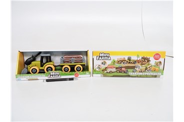 FARMA TRAKTOR, 25cm, do skręc., przycz drewno kart