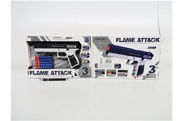 PISTOLET plast. strzałki,  kart