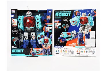 AUTO ROBOT transformers niebieski , kart