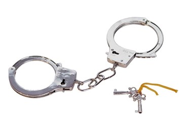 KAJDANKI POLICYJNE, 8,5x7 cm