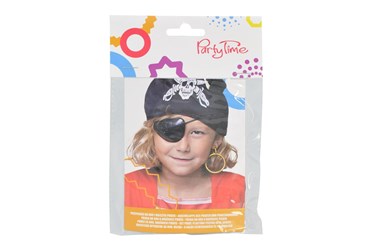 PIRACKA, przepaska na oko i kolczyk