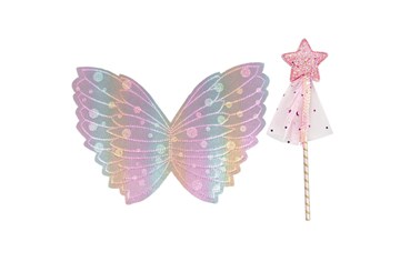 SKRZYDEŁKA JEDNOROŻCA, z różdzką, 35x20 cm