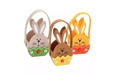 AST. KOSZYCZEK wesoły zajączek (filc)