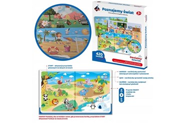 *GENIALNY DZIECIAK Poznajemy świat inte książeczka