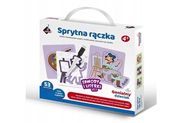 SPRYTNA RĄCZKA ZAWODY I LITERKI 53 el. z pisakiem